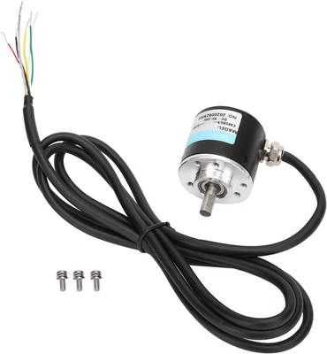 Encoder Rotativo Ottico Incrementale DC5-24V Albero Pieno ABZ Controlli Di Movim - Immagine 1 di 4