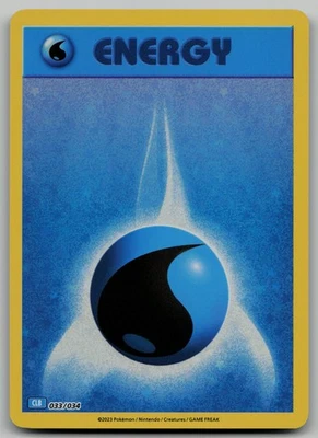 Basic Water Energy Classic Collection Trading Card Game Classic 033/034 NM - Image 1 of 2