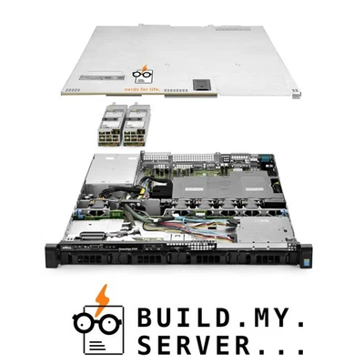Dell PowerEdge R430 Server 2.10Ghz 16-Core 32GB RAM 2x 480GB SSD + 4x 4TB SAS - Image 1 of 4