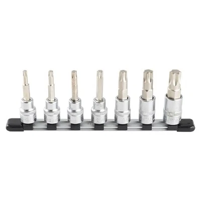 TONE Torx Socket Set (Heavy Duty with Socket Holder) HTX407 1/2 Inch Drive - Image 1 of 3