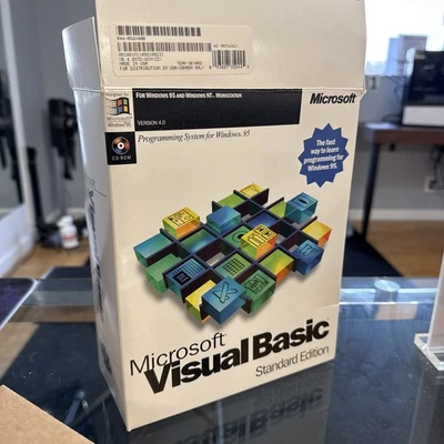 Microsoft Visual Basic Standard Edition Version 4.0 used complete Win 95 1996 - Image 1 of 3