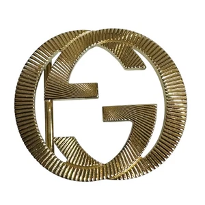 GUCCI GG TEXTURED GOLD BELT BUCKEL ONLY - Bild 1 von 6