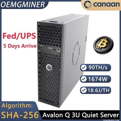 Canaan Avalon Q 90TH/S 1674W Home Quite Miner in stock ship with FED - Bild 1 von 4