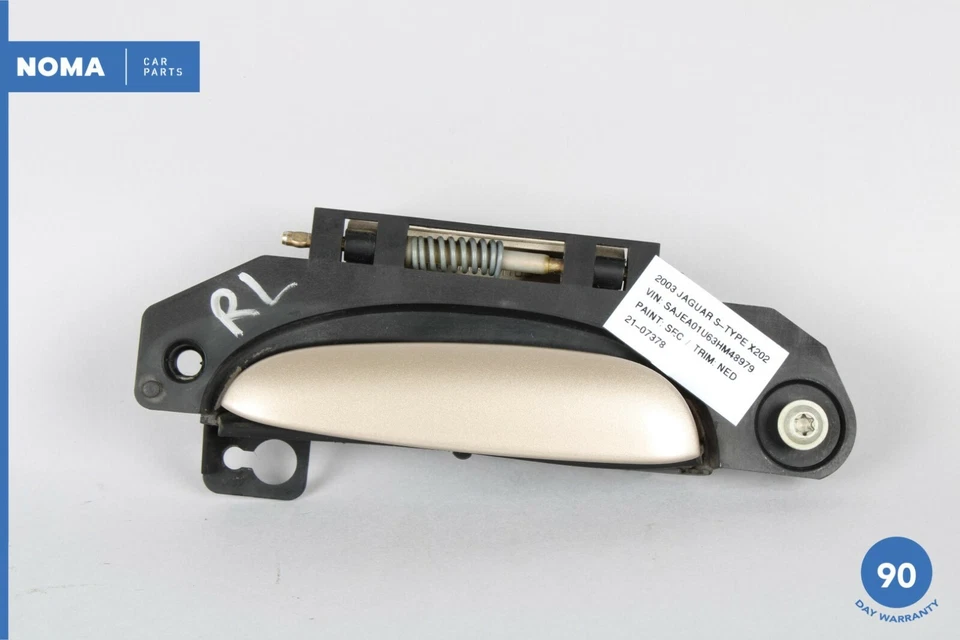 00-05 Jaguar S-Type X202 Manija de puerta exterior trasera izquierda XR8326605AC SEC OEM Foto 1 de 4
