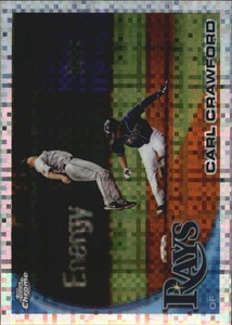 2010 (RAYS) Topps Chrome X-Fractors #31 Carl Crawford