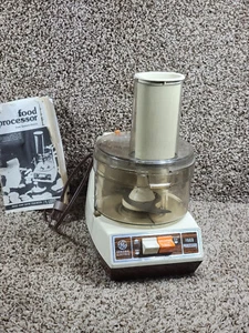 Vintage GE General Electric D5FP1 Food Processor tested and working w/ manual - Picture 1 of 7