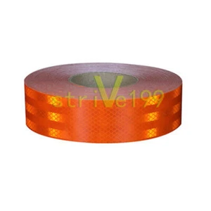 3m=10’ 5cm CCC=DOT-C2 REFLECTIVE CONSPICUITY TAPE SAFETY Orange YELLOW - Picture 1 of 1