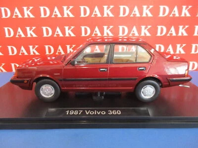 Die cast 1/18 Modellino Auto Volvo 360 Dark Red Metallic 1987 by Triple9 - Immagine 1 di 4