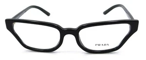 PRADA PR04XV 1AB-1O1 BLACK OPTICAL FRAME EYESIZE 54-18-140 MADE IN ITALY - Picture 1 of 12