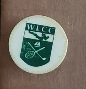 Vintage Rare Golf Ball Marker Walloon Lake Country Club Petoskey MI - Picture 1 of 1