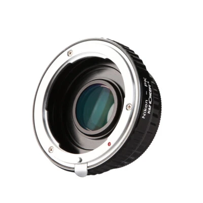K&F Concept Nikon F Lenses to Pentax K PK Lens Mount Adapter with Optic Glass - Image 1 of 4