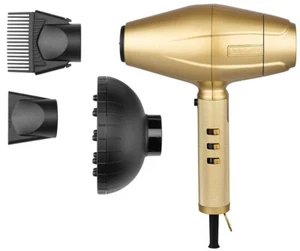 BaByliss PRO GoldFX 2200W Hair Dryer + 3 Nozzle/BaByLissPRO - Picture 1 of 2