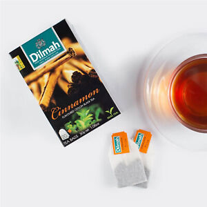 Ceylon Dilmah Tea Flavored Cinnamon 20 Tea Bags Free Shipping from Sri Lanka