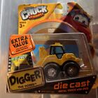 HASBRO TONKA CHUCK & FRIENDS - DIGGER THE DOZER DIECAST WITH EXCLUSIVE DVD