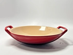 Le Creuset Stoneware Mini Wok Dish 16-11, Cherry Red color, 28 oz. - Imagen 1 de 11