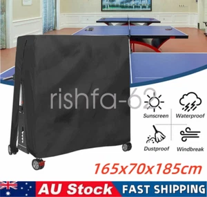Heavy Duty Waterproof Table Tennis Table Covers Ping Pong Indoor Outdoor Protect - Picture 1 of 10