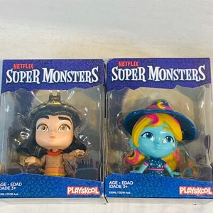 Netflix Super Monsters Playskool 2 Figuren Katya Rechtschreibung und Cleo Graves - Bild 1 von 10