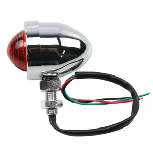 Motorcycle 10mm Rear Brake Tail Light For Cafe Racer Bobbers Cruisers Custom - Picture 1 of 4