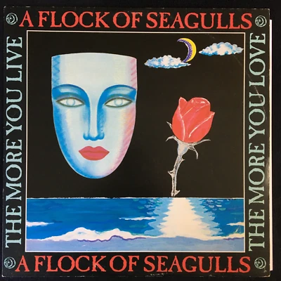 A FLOCK OF SEAGULLS THE MORE YOU LIVE, THE MORE YOU LOVE 12'' VINYL JIVET62 1984 - Image 1 of 4