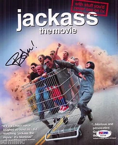 Bam Magera firmato 8x10 auto PSA Jackass skateboarder acrobazie Haggard Minghags - Foto 1 di 1