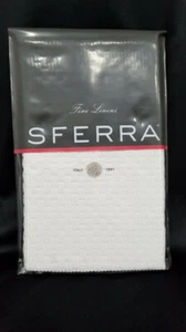 SFERRA ITALY 1891 TAMMARO 4304 BOUDOIR SHAM COLOR WHITE NIP - Picture 1 of 3