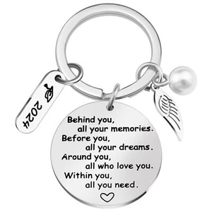 WXCATIM 2024 Graduation Gifts Keychain College Graduation Gifts For Her Him H... - Picture 1 of 7