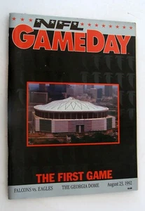 1992 GameDay The 1st Game in Georgia Dome Falcons VS. Eagles August 23,1993 - Picture 1 of 2