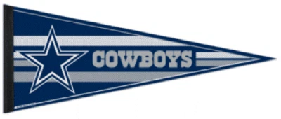 Banderín Cowboys y funda Ultra Pro 12" x 30" Dallas NFL America's Team Flag Foto 1 de 2