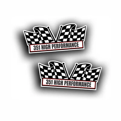351 MOTOR LIMPADOR DE AR DE ALTO DESEMPENHO DECALQUE Compatível com Ford Classic Muscle Car 2X - Imagem 1 de 2