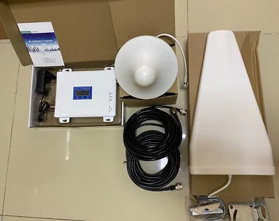"Home & Office Network Booster for 2G/3G/4G" With 2CABLE 10MT, 10-12dBi 4G LTE . - Image 1 of 3