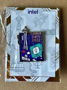PAX West 2022 Exclusive Intel Gamer Days Enamel Lapel Pin CPU Processor Gaming - Picture 1 of 1