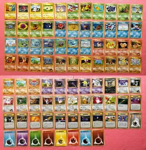 Pichu Jolteon Meowth Pokemon Card Old Back Normal Card 85 Pieces Bulk Purchase - Picture 1 of 9