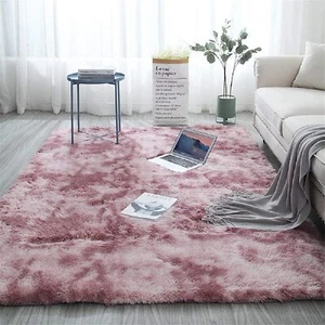 Anti-Skid Mats Floor Carpet Soft Fluffy Shaggy Rugs Room Bedroom Home Area Rug - Picture 1 of 7