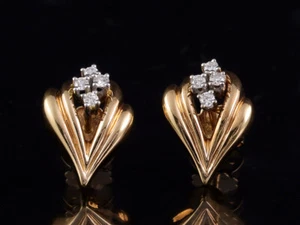 Feine Brillant Ohrstecker ca. 0,18ct 5,7g 750/- Rosegold - Bild 1 von 7