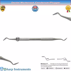 Dental Mortenson Plugger, Condenser Composite Placement Contouring For Packing - Picture 1 of 2
