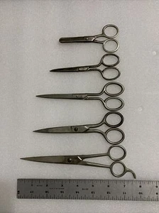 Vintage sewing scissors Lot, Kleencut, Coco, Double Palm - Picture 1 of 12