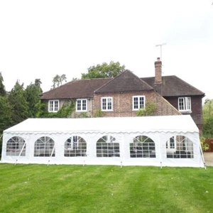 Marquee HEAVY DUTY gazebo Party Tent 500gsm PVC COVERS STEEL FRAME 3x2m - 6x24m - Picture 1 of 18