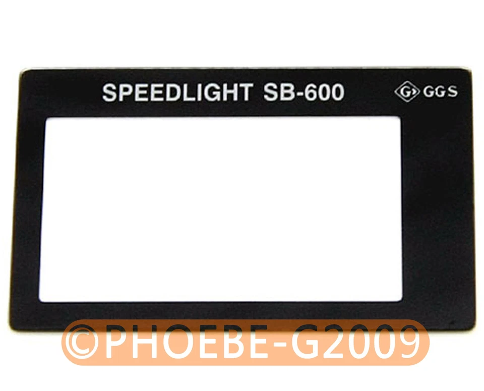 GGS LCD Screen Protector glass for Nikon SB-600 SB600 - Image 1 of 1