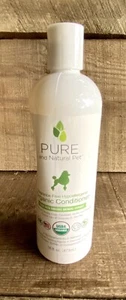 PURE and Natural Pet DOG Organic CONDITIONER Fragrance Free HYPOALLERGENIC 16oz - Picture 1 of 5