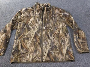 cabelas hunting jacket xxl Mens Brown Camo Woods woodlands outdoors microfleece - Picture 1 of 14