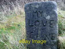 Photo 6x4 Old Sign for My Love Lane Padside/SE1659 Stone sign for My Lov c2007