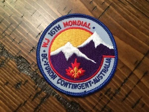 1987 World Scout Jamboree BC Yukon Canada Contingent Patch - Bild 1 von 1