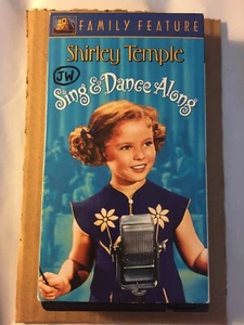 shirley temple sing and dance along vhs tape pre-owned - Foto 1 di 3