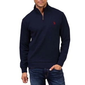 US Polo Assn Herren Langarm Small Navy Blau Pullover Größe SMALL - Bild 1 von 3