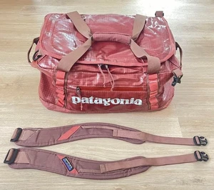 Bolso de Viaje Patagonia Agujero Negro 40L Rosa Coral 2 Vías Raro Usado - Imagen 1 de 19