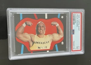 Tarjeta de novato rara Topps WWF HULK HOGAN 1985 #11 SP RC pegatina PSA 7 - Imagen 1 de 1