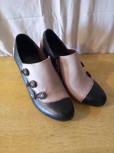 Spring Step L’Artiste Leather Heeled Shoes Zip 36 - Picture 1 of 12