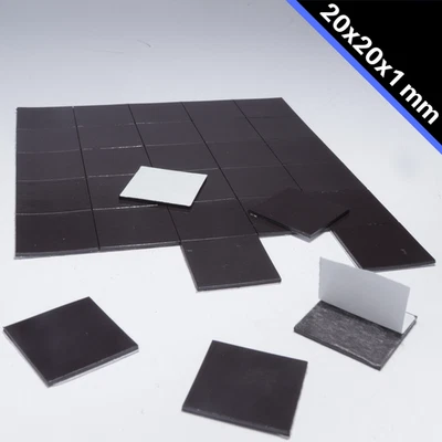 Magnetplättchen Magnet Selbstklebend 20x20mm Magnete Zum Basteln Kleben Stark  - Bild 1 von 4