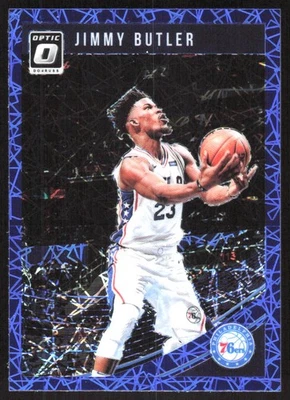 9217H 2018-19 Donruss Optic #115 Jimmy Butler Blue Velocity Foto 1 de 2