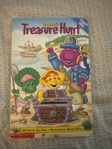 Barney's Treasure Hunt Search and Spot book by The Lyons Group 1997 board book - Picture 1 of 3
